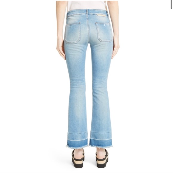 STELLA MCCARTNEY 70s Flare Jeans With Patch Pockets - Blue - Picture 3 of 7